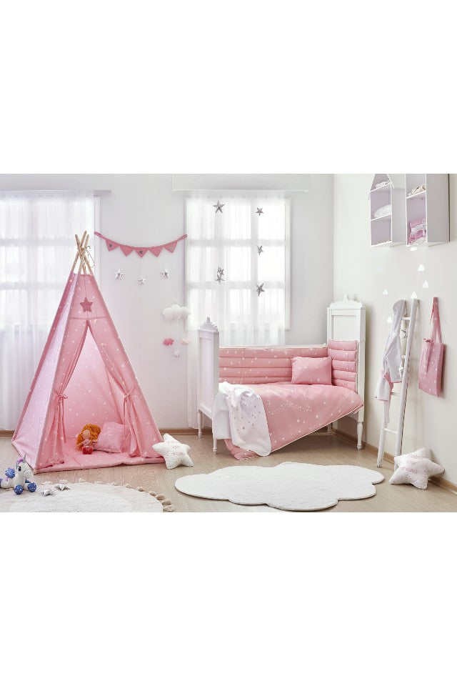 Follow Your Dreams Pink Bebek Arabası Minderi