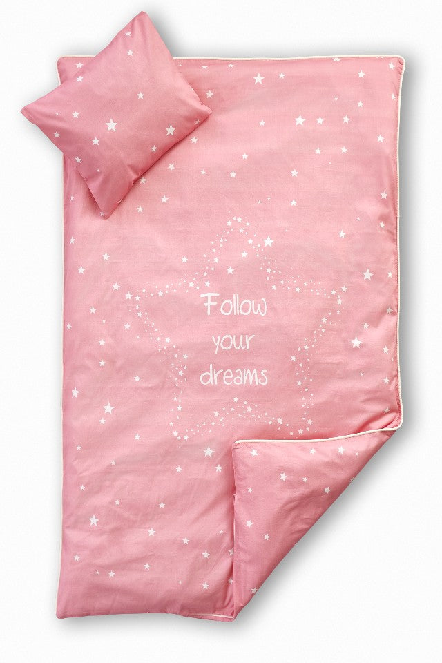 Follow Your Dreams Pink Bebek Nevresim Takımı
